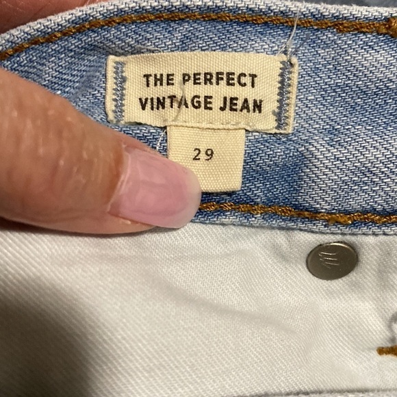 Madewell The Perfect Vintage Jean High Rise Mom Sz 29 - Picture 7 of 12
